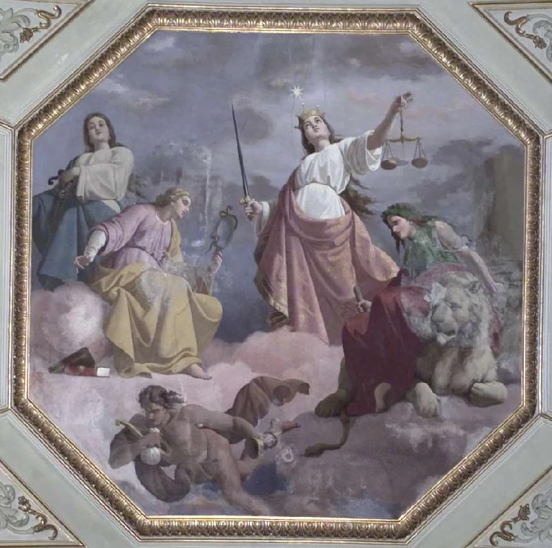Prudenza e Giustizia e Fortezza e altra virtù, Calusco d'Adda, Bergamo